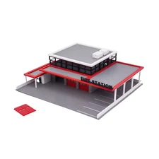 Outland Models Miniatures Modern Style Fire Dept Station 1:160 N Scale