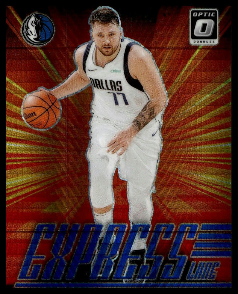 2024-25 Donruss Optic #6 Luka Doncic Express Lane Hyper Blue #/175
