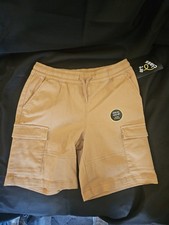Nwt Boys Art Class Khaki Cargo Shorts / Stretch Size Small 6/7