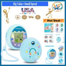 Silicone Case for Tamagotchi Pix Virtual Pet with Hand Strap Blue