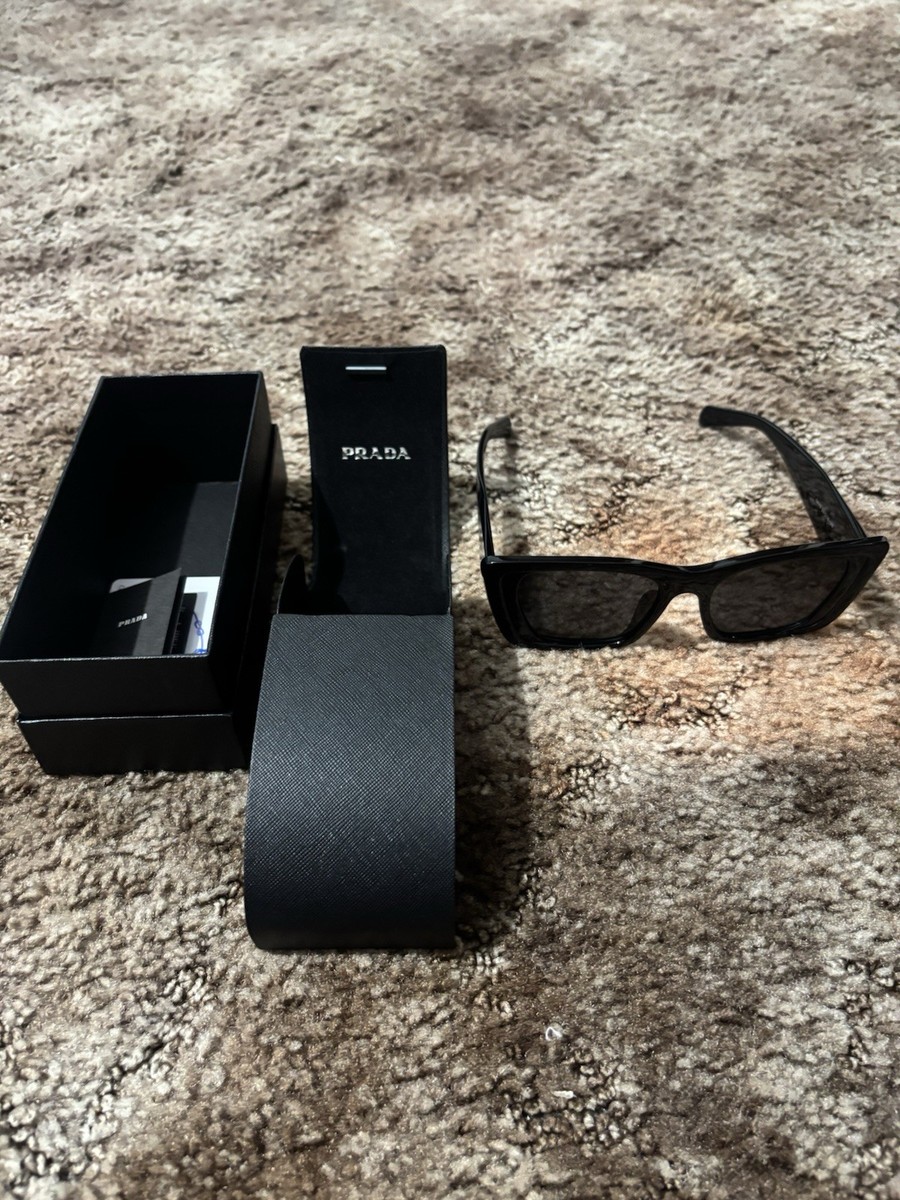 Prada Black Sunglasses Luxury Accessory Prada Black SPR17W Symbole Sunglasses Prada | TLC US main image 2