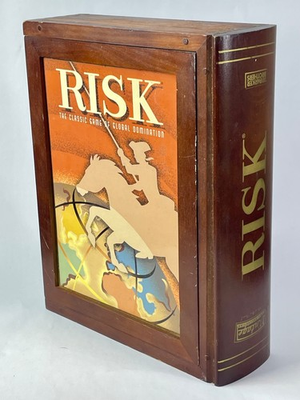 #ad #ad Unplayed Risk Vintage Bookshelf Edition in Wooden Box Parker Brothers $39.99