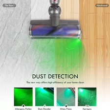 Dust Display Lamp Green Light Attachment Universal Vacuum Cleaner Accessory