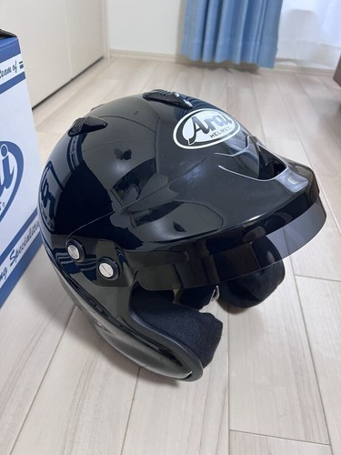 Arai GP-J3 Open Face Jet Helmet for 4-Wheel Motorcycles Black Size M From Japan - Picture 9 of 12