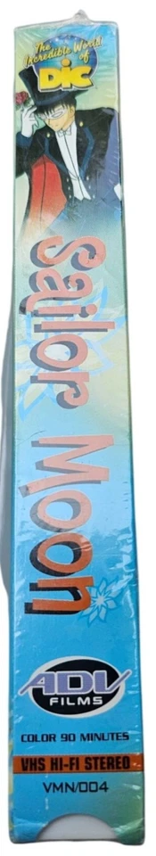 Sailor Moon VHS The Mysterious Tuxedo Mask ADV Films 4 Episodes 90 Min Videotape - Image 2 of 4