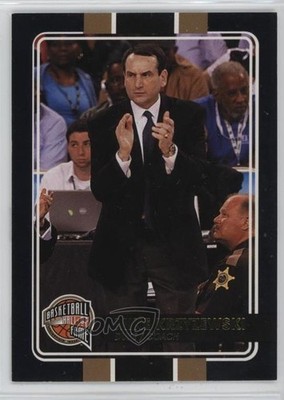 2009 Panini Basketball Hall of Fame Black Border 20/199 Mike Krzyzewski #110 u0u