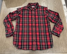 L.L.Bean Scotch Plaid 90's Cotton Flannel Women's Medium Shirt