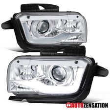 Fit 2010-2013 Chevy Camaro Led Tube Projector Headlights Lamps Leftright 10-13 Fit 2010-2013 Chevy Camaro Led Tube Projector Headlights Lamps Leftright 10-13