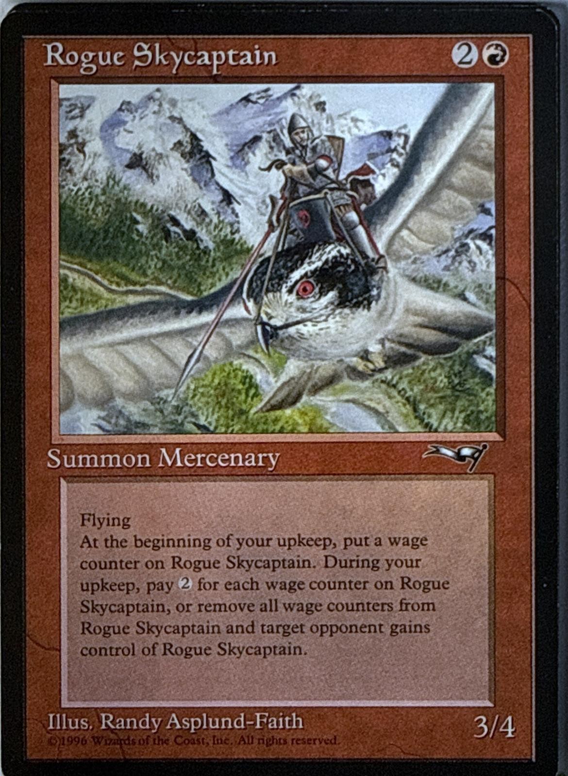 ROGUE SKYCAPTAIN RARE ALLIANCES MAGIC: THE GATHERING NM/M