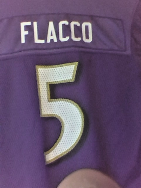 Joe Flacco Baltimore Ravens Women's Medum Mesh Jersey