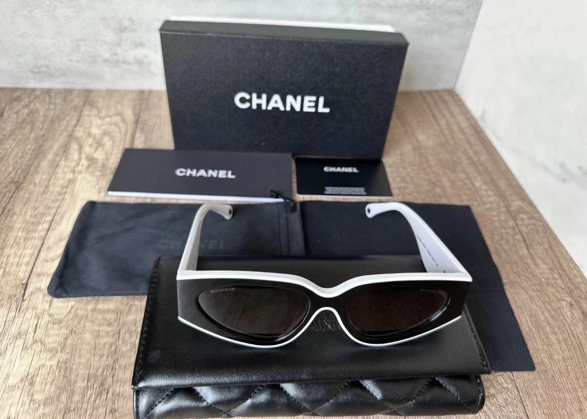 25+ CHANEL Black Frame Sunglasses for Women for sale | Updated Oct