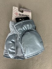 Isotoner Signature Women's Sleek Heat Flip Touchscreen Mittens Blue S/M NWT's
