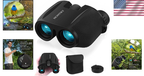 Image Stabilized Compact Binoculars 10x25 - Perfect for Outdoor Experiences - Picture 2 of 10