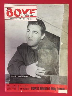 LA BOXE NEL MONDO Nr. 6/1955 (DEU) ROCKY MARCIANO Magazin Boxen (siehe INDEX)