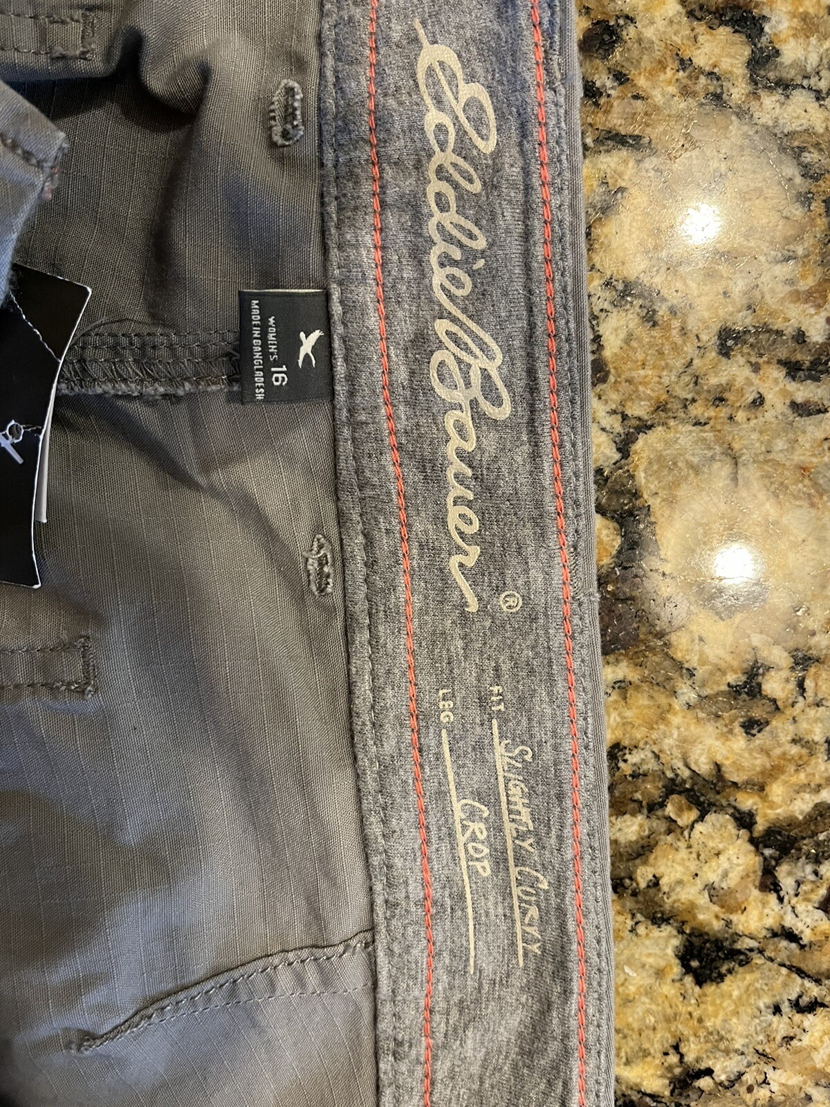 Eddie Bauer Women's Adventurer Stretch Ripstop Crop Cargo Pants - Slightly Curvy