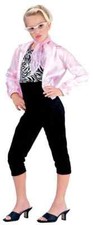 50's Babe Pink Lady Ladies Grease Sandy Fancy Dress Up Halloween Child Costume