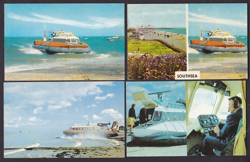 Transport Hovercraft x10 um 1960/70er Jahre? PPCs einige kleine Mängel - Bild 2 von 4
