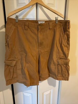Covington Flat Front Cargo Shorts Tan Men's Size 42