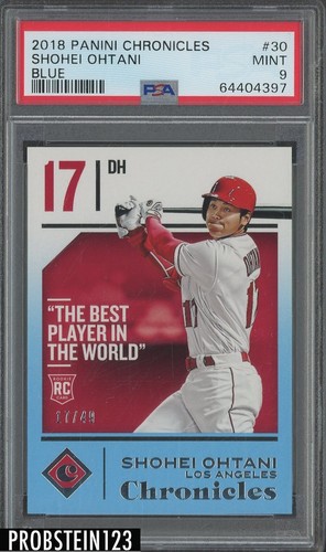 PANINI CHRONICLES 大谷翔平 ILLUSIONS PSA9 RC 大人気新品 9800円