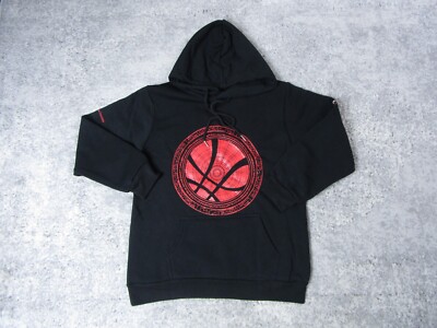 Marvel Sweater Mens Small Hoodie Doctor Strange Black Long Sleeve Superhero