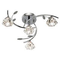 Decken Lampe Leuchte Chrom Flur BüRo KüChe Schlaf Wohn Ess Zimmer Beleuchtung