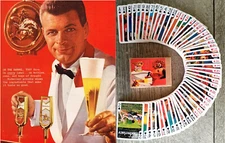 Playing Cards ~ BUDWEISER Vintage Retro Alcohol Beer Drinks Poster Ads 114