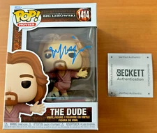 Jeff Bridges Signed Autographed The Dude Funko Pop 1414 Big Lebowski Beckett COA
