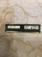 4GB Crucial CT51272AB80E.36FQH PC2-6400 ECC Server Memory RAM, 240-Pin Reg. DIMM