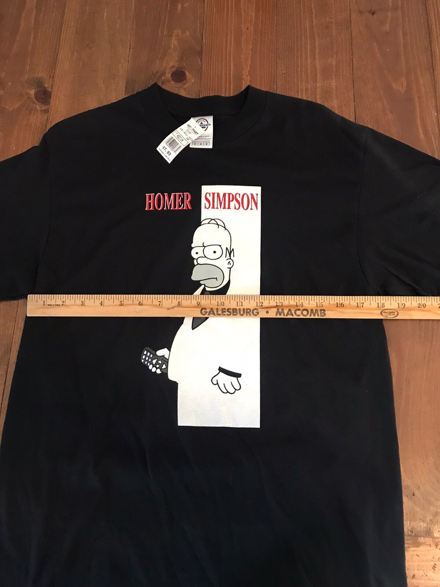 希少 Simpsons Tシャツ SCARFACE 00s シンプソンズ XL 00s〜 【スカーフェイスパロディ】 シンプソンズ Tシャツ size