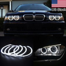 4pcs Led Xenon White Headlight Cotton Angel Eyes Halo Rings For Bmw E36 E38 E39 4pcs Led Xenon White Headlight Cotton Angel Eyes Halo Rings For Bmw E36 E38 E39