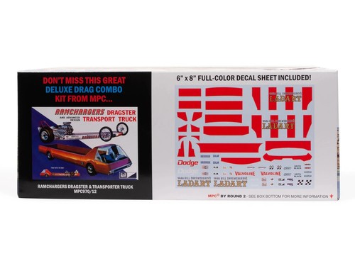 MPC Bill Shrewsberry's L.A. Dodge Dart Wheelstander Drag Car 1:25 Car Kit 974 - Picture 3 of 4