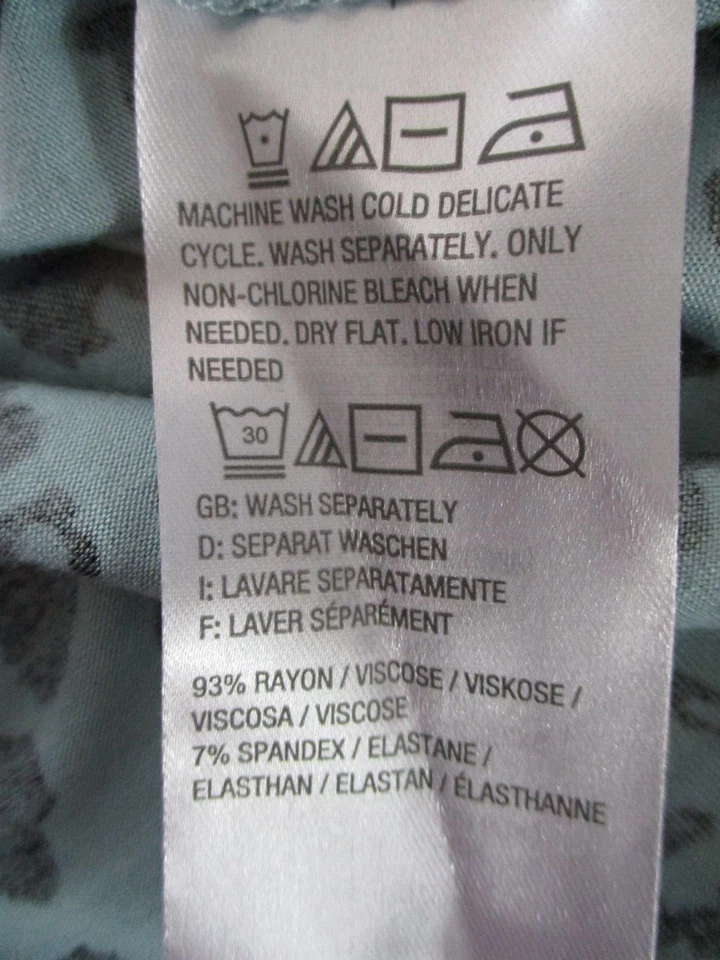 Camisa Lisa Rinna Collection Hombro Descubierto XL Asimétrica Aqua A377529 Mujer CB45S Foto 4 de 4