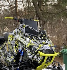 Ultra Low Black Windshield Fits Polaris Axys ...