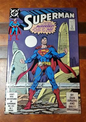 VINTAGE SUPERMAN #29 MARCH 1989 COMIC * DC COMICS * CITY'S BEEN ...