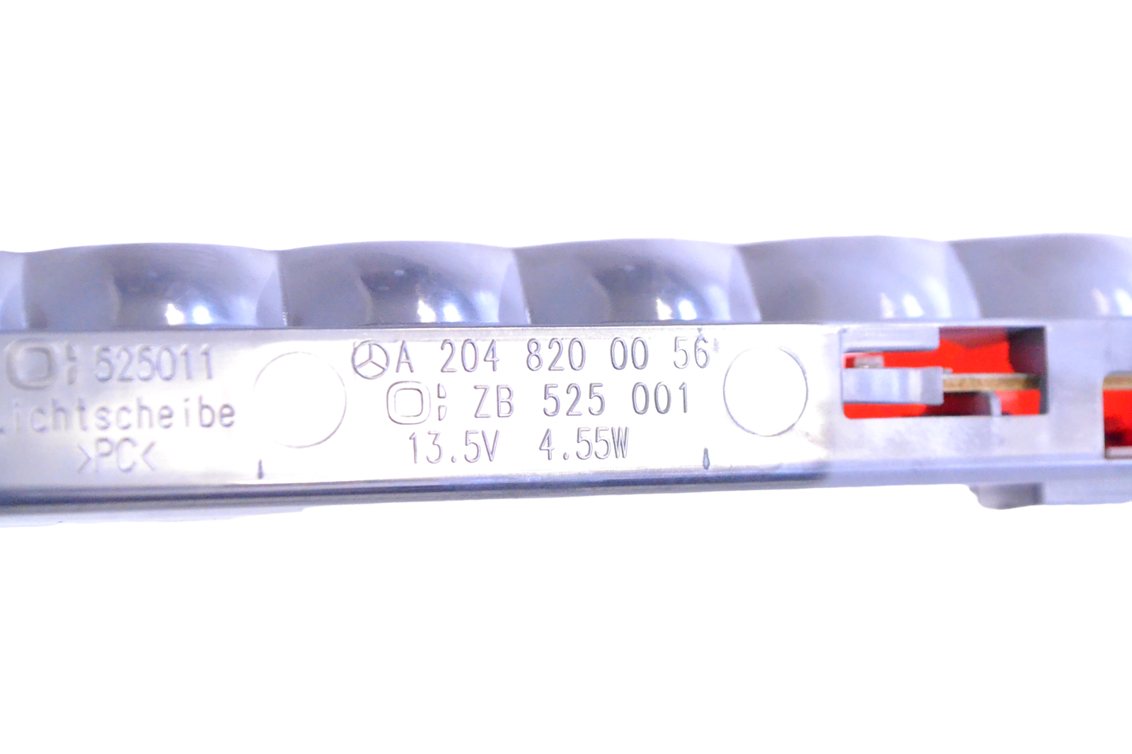 Mercedes W204 Brake Light Rear Additional A2048200056 C220CDI 2012 RHD