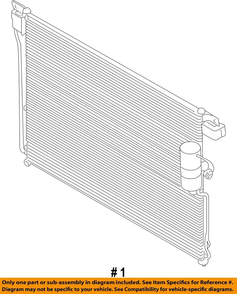 Used A/C Condenser fits: 2009 Nissan Frontier  Grade A - Image 4 of 4