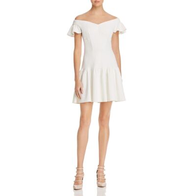 rebecca taylor fit and flare dress Rebecca Taylor Textured Sleeveless Dress