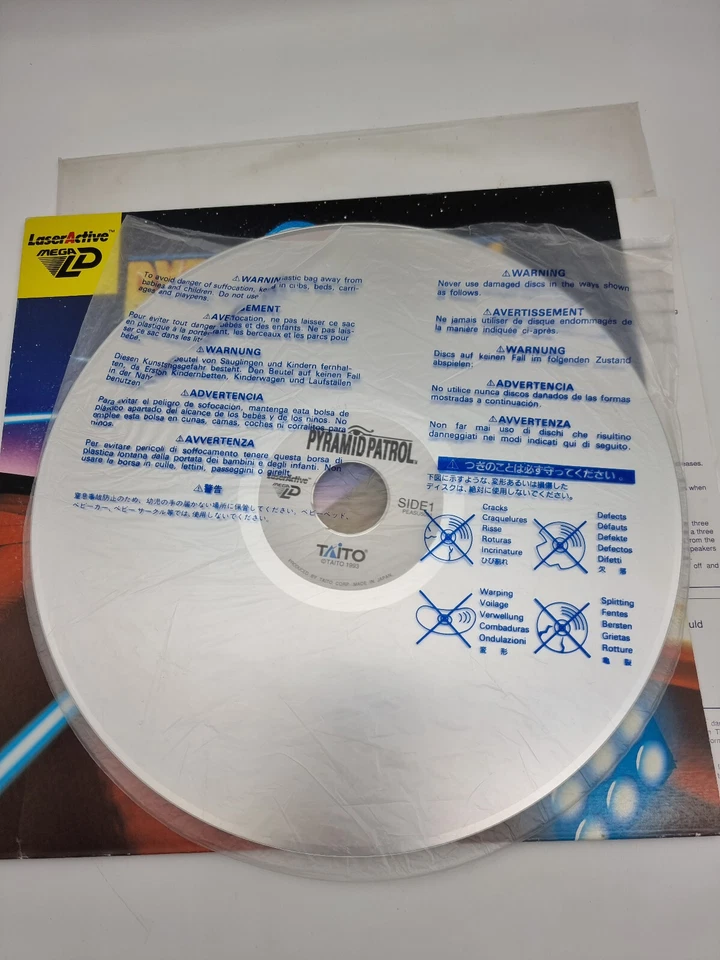 Pyramid Patrol Mega Ld Laseractive Pioneer USA Version Used Tested - Image 4 of 4