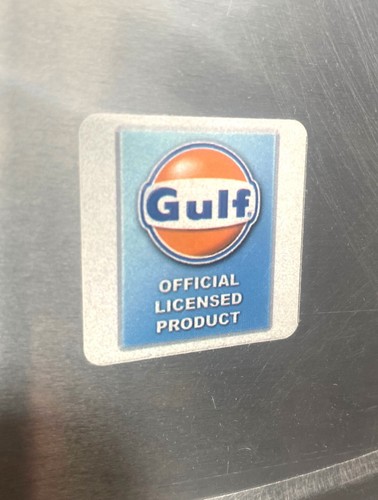 Gulf Gasoline Gas Motor Oil Large Embossed Metal Tin Sign 24" Vintage ...
