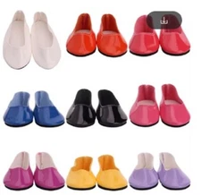 Footwear, Flat Slip On, Dress Shoes, 9 Colors!, for 18-Inch Dolls