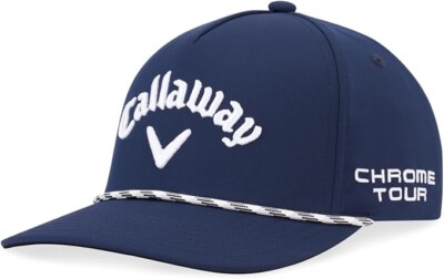 Callaway Golf 2025 TA Performance Rope Hat/Cap COLOR: Navy SIZE