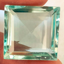 AAA Large Aquamarine 62.15 Ct. Square Cut Loose Gemstone Gift for Women/Her