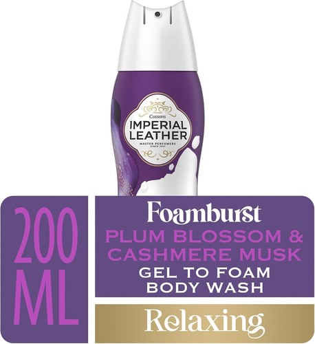 Imperial Leather Foamburst Relaxing Shower Gel - 6 Pack (6 x 200ml) - UK Genuine - Picture 2 of 8