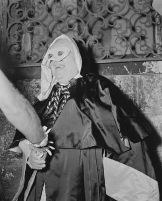 Sultan Muhammed Shah Aga Khan Iii At A Masked Costume Ball A - 1951 Old Photo 1