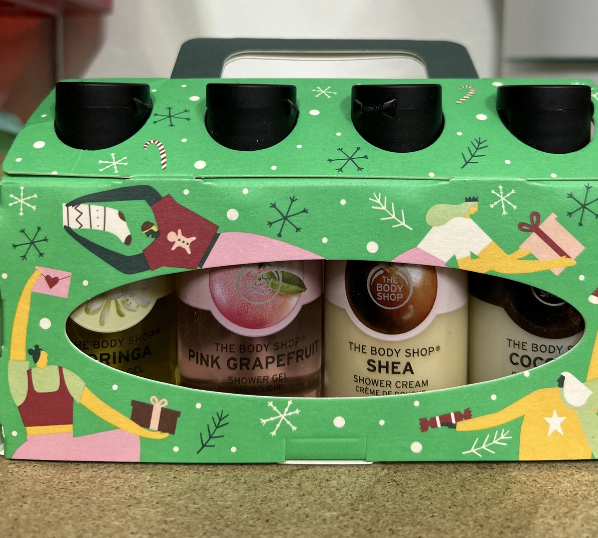 The Body Shop Gift Set Refresh And Rejoice Mini Shower Gels Gift Set