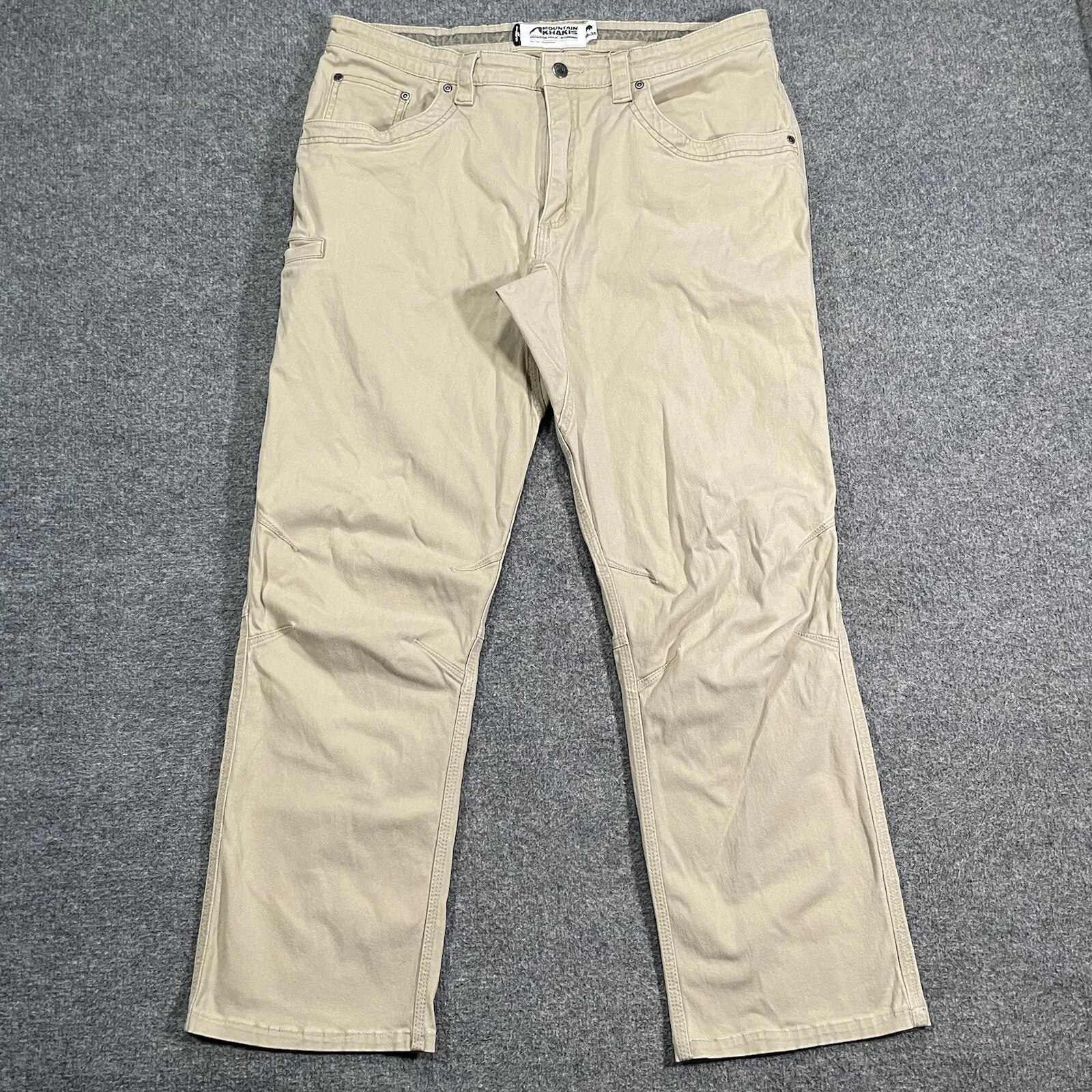 Mountain Khakis Camber 105 Pants Men's size 38x30 Canvas Workwear Snap Cargo