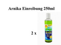 2 X Arnika Einreibung 250Ml