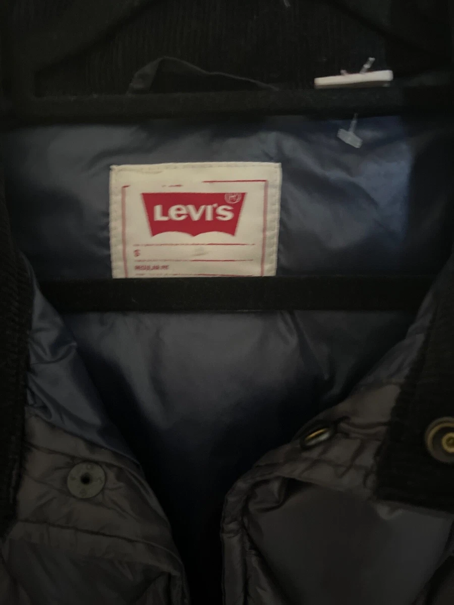 Levis Puffer Jacket - UNISEX Pre-Owned Black Small