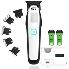 Supreme Trimmer RECHARGE Trimmer ST777 | w/ 2 Detachable Batteries | White