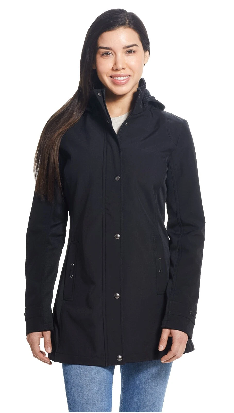 Weatherproof Black Coats, Jackets & Vests for Women